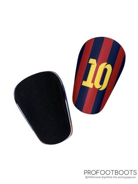 Щитки футбольні маленькі з номерами 10 см Messi | Barcelona kcl-ojn-5w0 фото