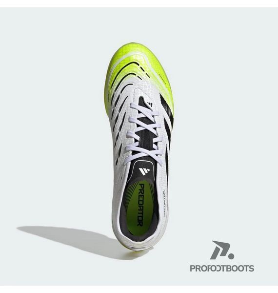 Сороконожки Adidas Predator Pro White/Green JI1181 фото