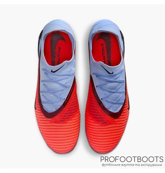 Бутси Nike Phantom 6 Low Elite Fg Red/Light Blue HJ2146-400 фото