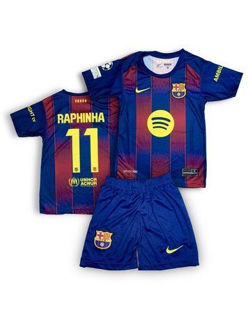 Форма футбольна дитяча Barcelona Raphinha 116 см bmi-r6j-lub-116-122 фото