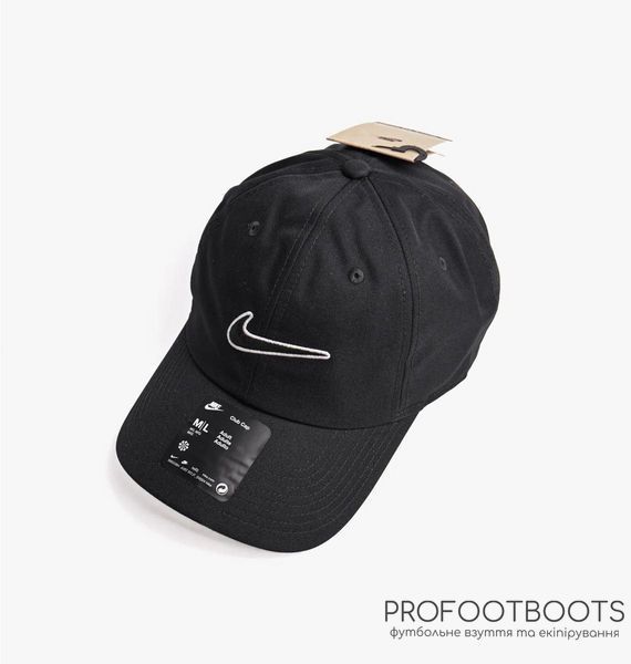 Кепка унісекс Nike Club Cap U Cb Swsh Black FB5369-010 фото
