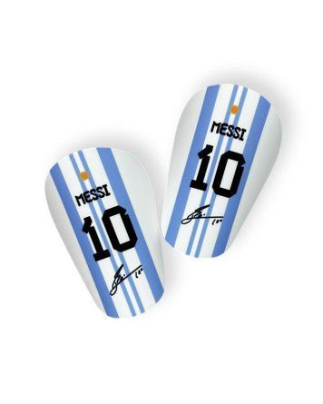 Щитки футбольні маленькі з номерами 10 см Messi | Argentina 0zr-s6x-51u фото