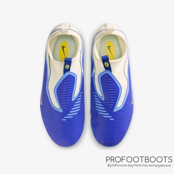 Бутси Nike Jr Phantom 6 High Acad Fg Blue/White 36,5 size HQ2044-400 фото
