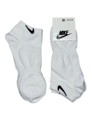 Шкарпетки Nike короткі білі 41-45 size hky-3j3-w35 фото