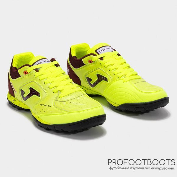 Сороконіжки Joma TOP-FLEX Fluor Yellow Purple 40 size TOPW2509TF фото