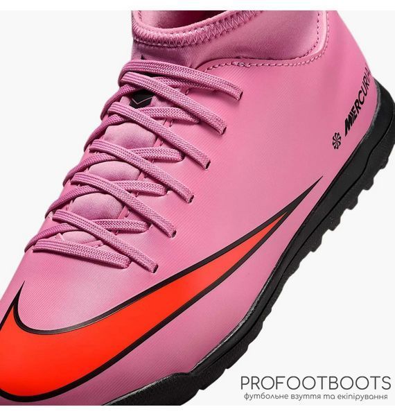 Сороконіжки дитячі Nike Jr Superfly 10 Club Tf Pink FQ8313-600 37,5 Size FQ8313-600 фото