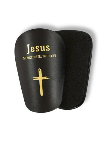 Щитки футбольні Jesus Black 10 cm 7s6-zz3-kwo-10 фото
