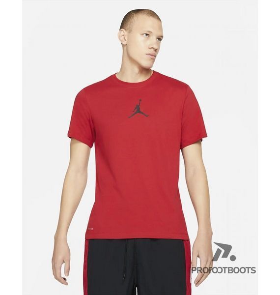 Футболка Nike MJ Jumpman Df Ss Crew Red L size Cw5190-687 фото
