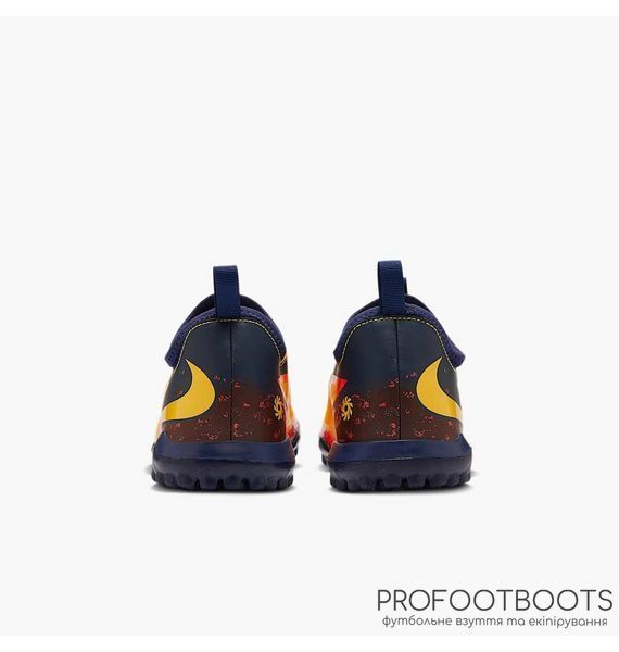Сороконіжки дитячі Nike Phantom 6 Low Academy Orange/Blue 38,5 size HQ2040-800 фото