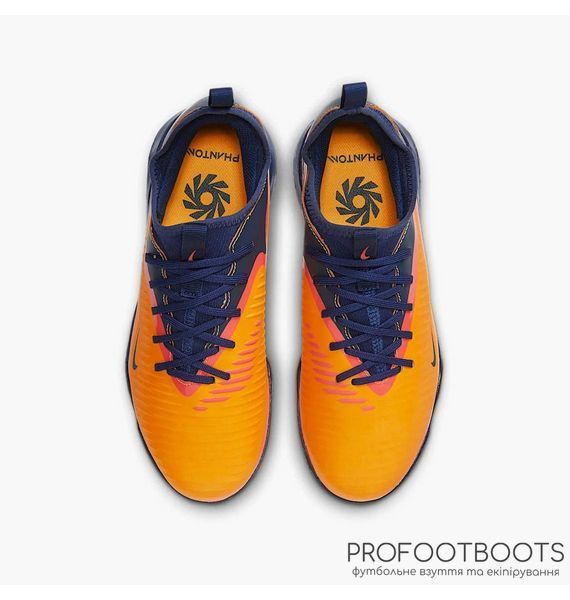 Сороконіжки дитячі Nike Phantom 6 Low Academy Orange/Blue 38,5 size HQ2040-800 фото