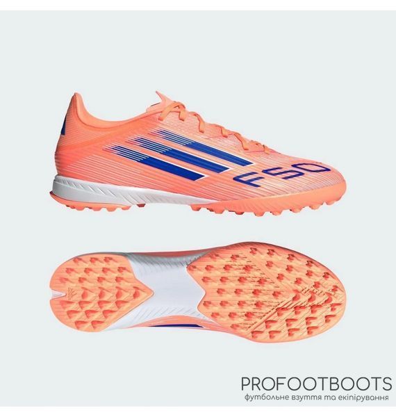 Сороконіжки Adidas F50 League Turf Orange 46 size JH7723 фото